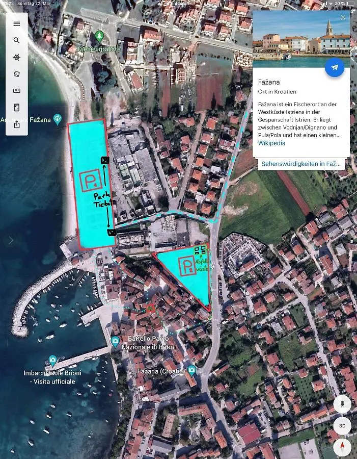 アパート Istrian Stone House In The Heart Of The Beautiful Fishing Village Fazana - Only Few Steps From The Sea And The Wonderful Beach - Incl Plasma-Quad-Plus-Filter Against C O V I D